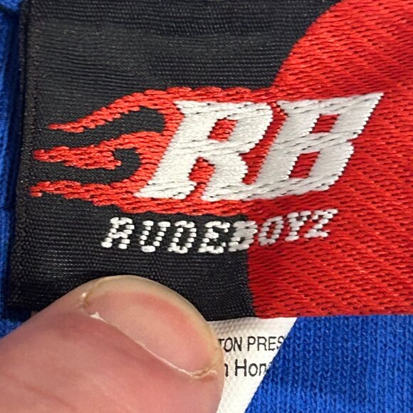 Rudeboyz Youth Graphic Tee Size Medium Skateboard Flames EUC - Picture 5 of 9